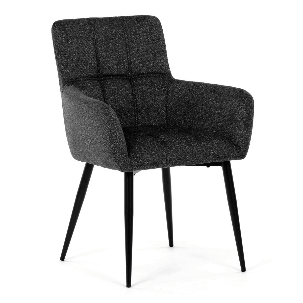 Jedálenské kreslo látka/kov DCH-P3146 GREY2
