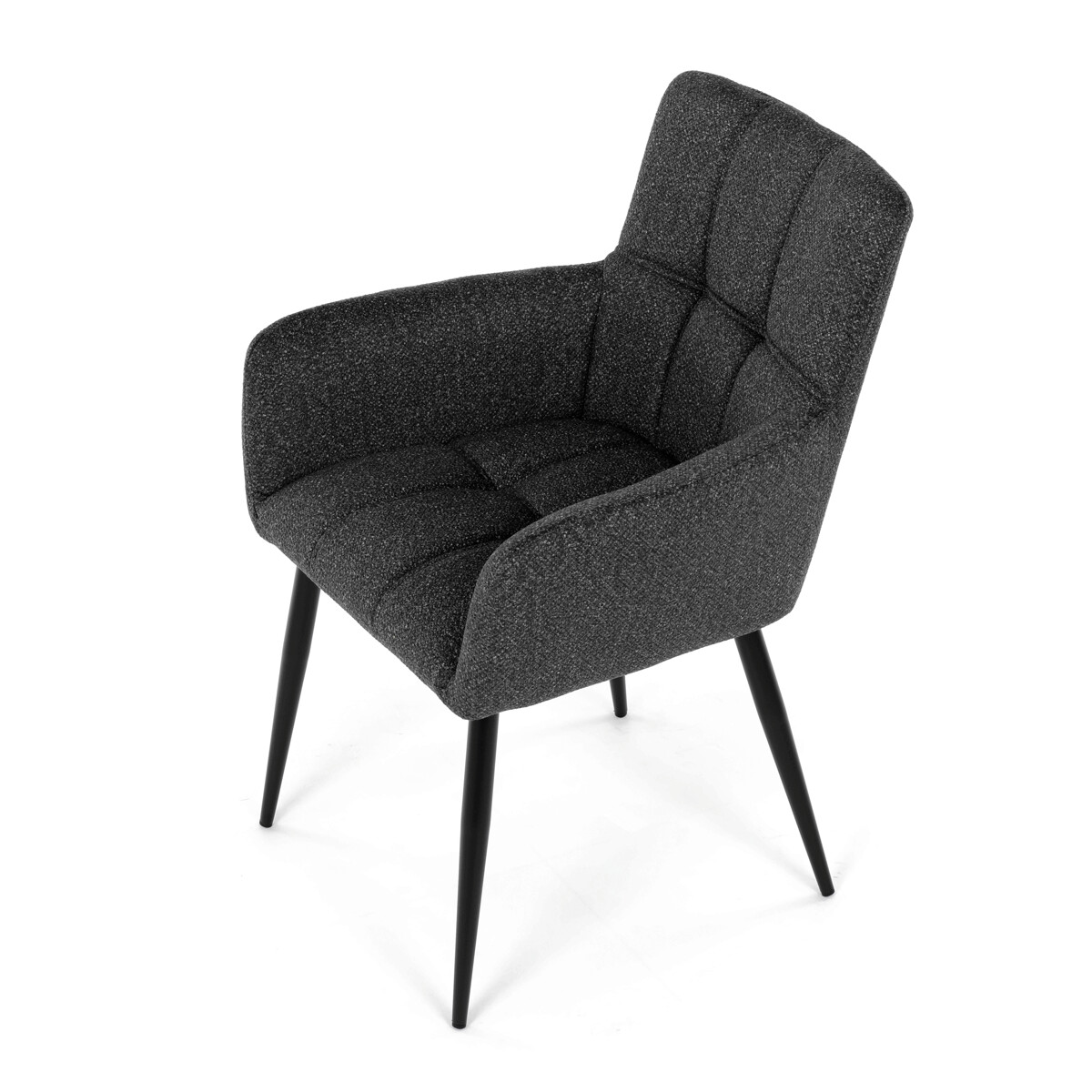 Jedálenské kreslo látka/kov DCH-P3146 GREY2