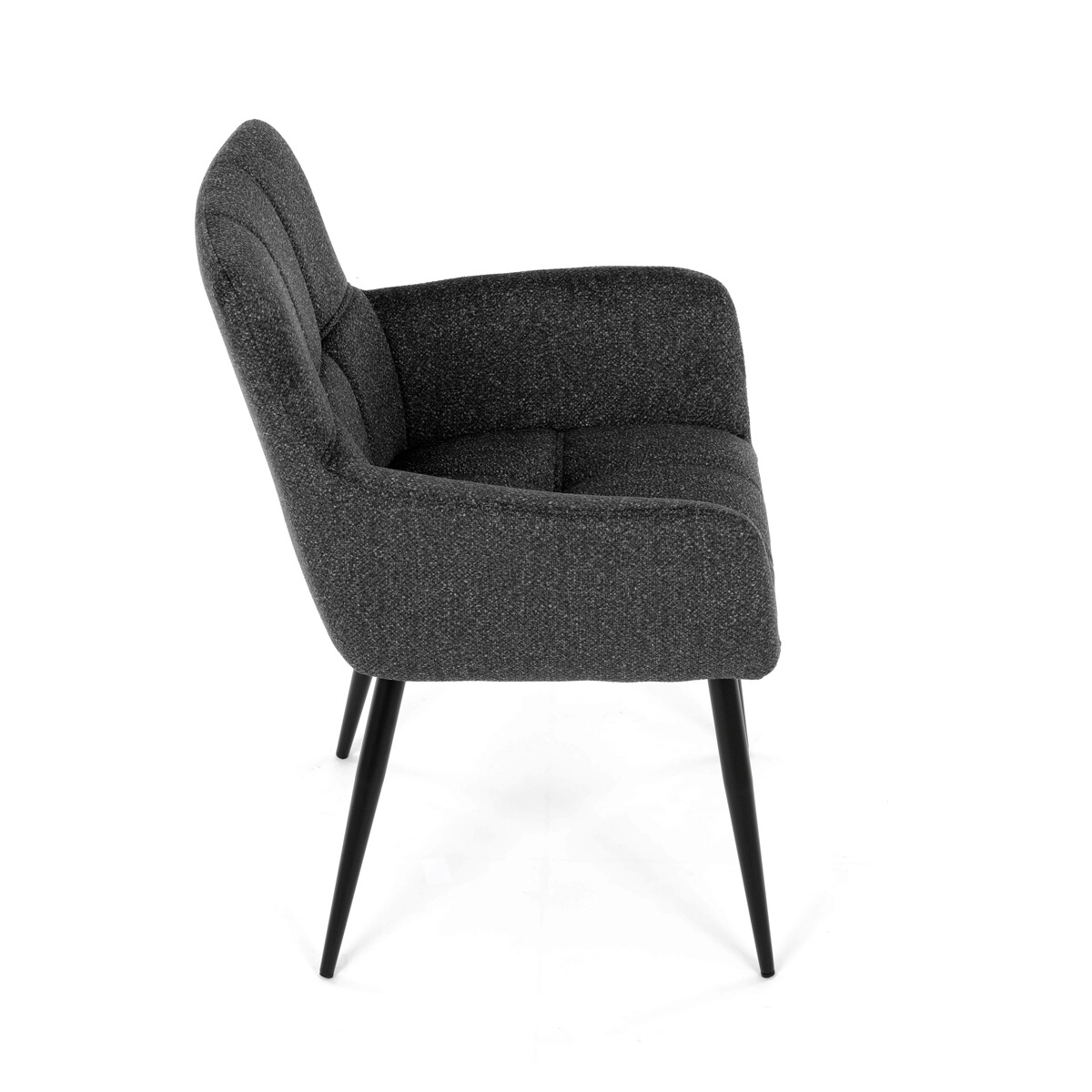 Jedálenské kreslo látka/kov DCH-P3146 GREY2