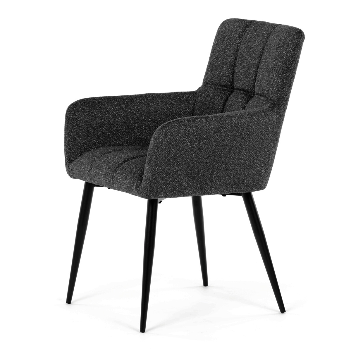 Jedálenské kreslo látka/kov DCH-P3146 GREY2