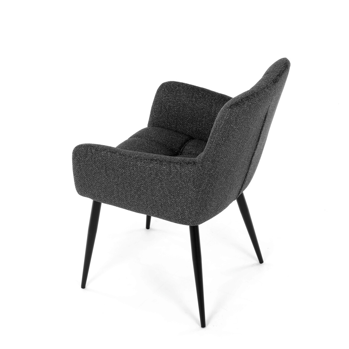 Jedálenské kreslo látka/kov DCH-P3146 GREY2