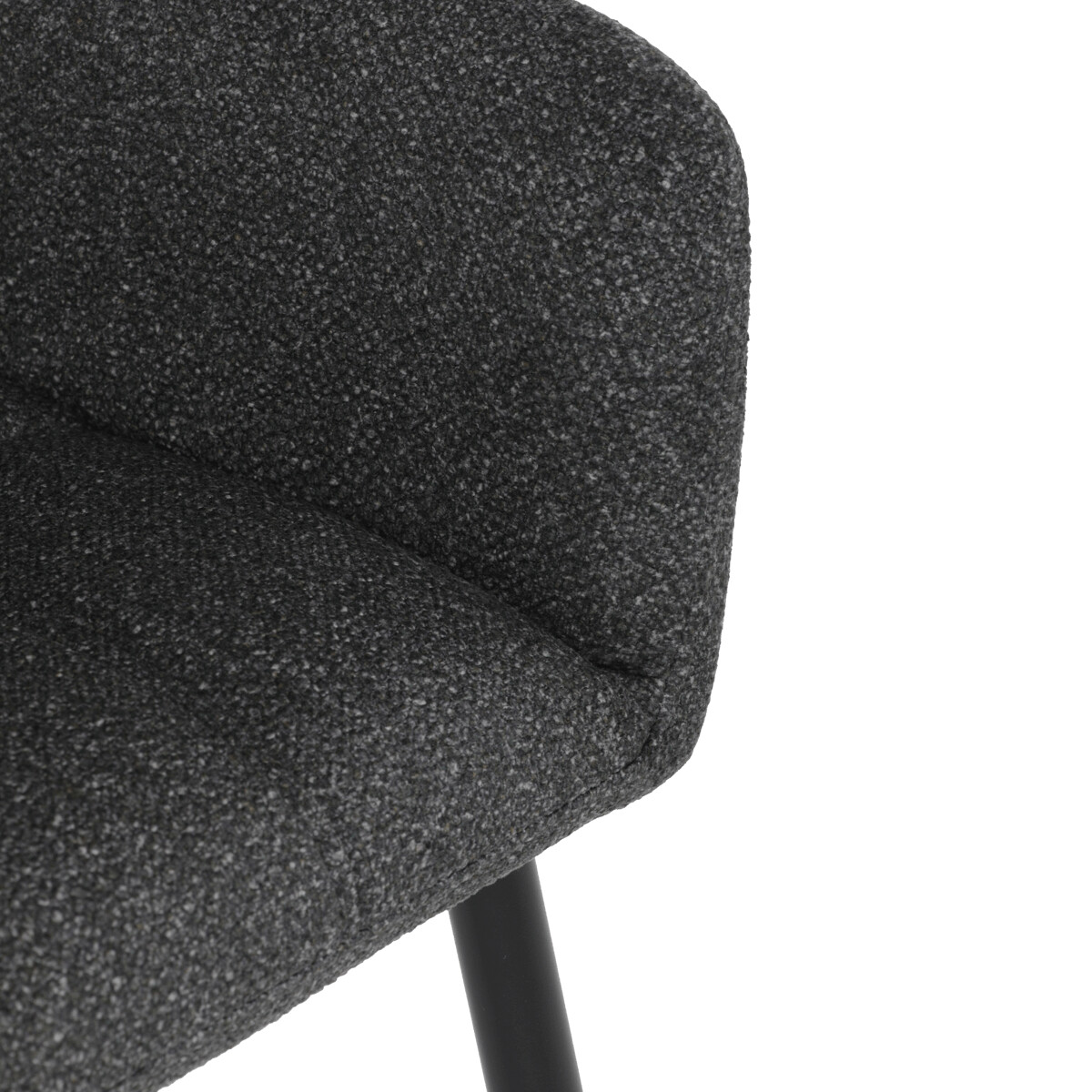 Jedálenské kreslo látka/kov DCH-P3146 GREY2