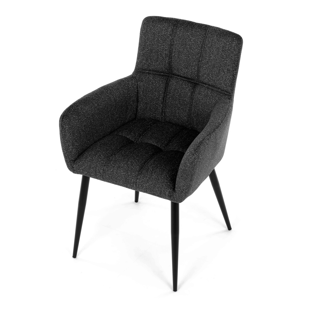 Jedálenské kreslo látka/kov DCH-P3146 GREY2