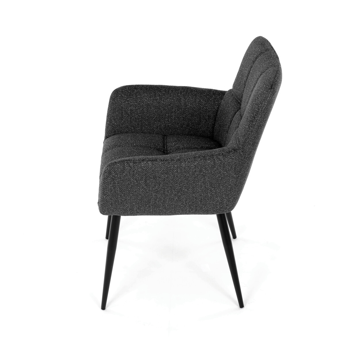 Jedálenské kreslo látka/kov DCH-P3146 GREY2