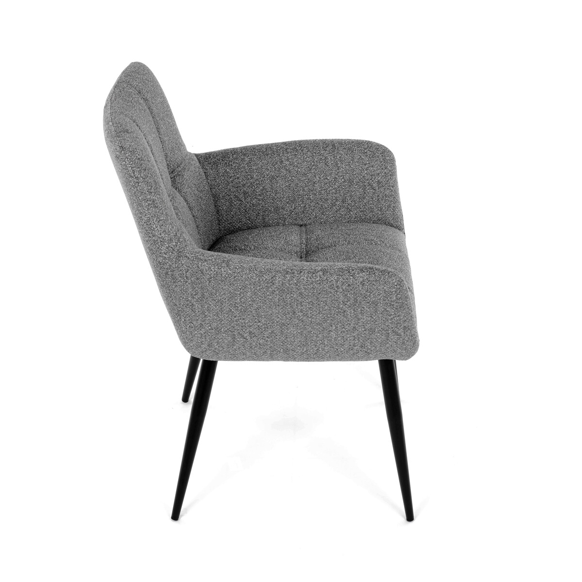 Jedálenské kreslo látka/kov DCH-P3146 SIL2