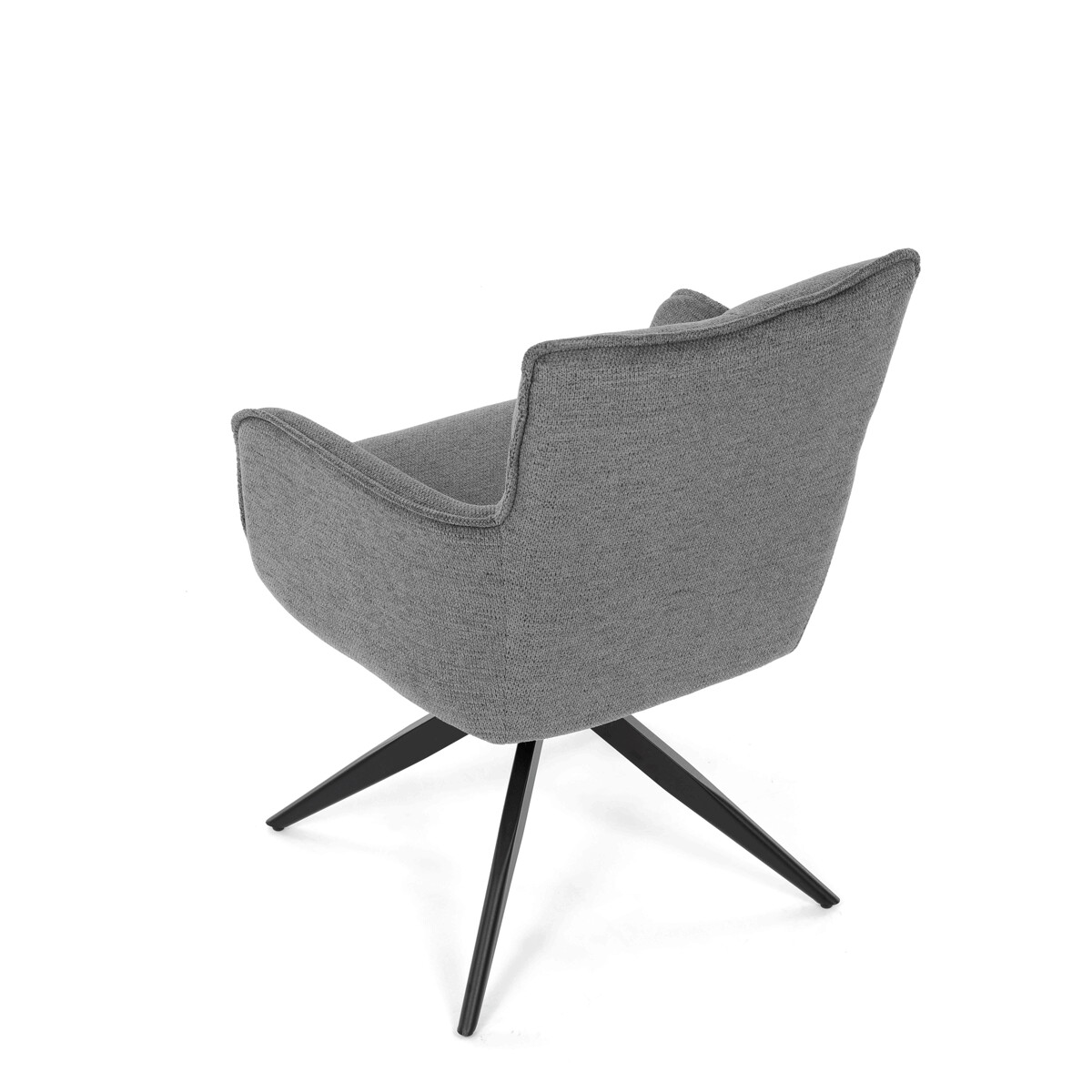 Jedálenské kreslo látka/kov DCH-P3170 GREY2