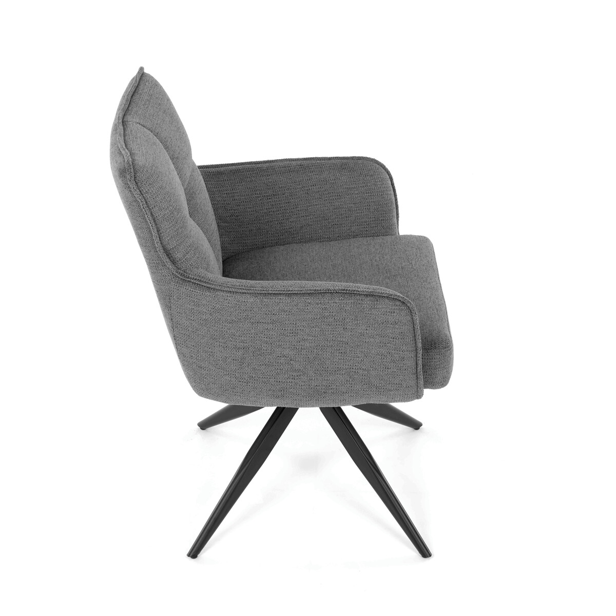 Jedálenské kreslo látka/kov DCH-P3170 GREY2