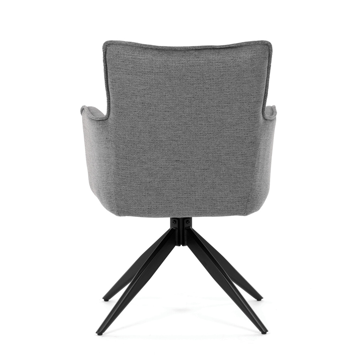 Jedálenské kreslo látka/kov DCH-P3170 GREY2