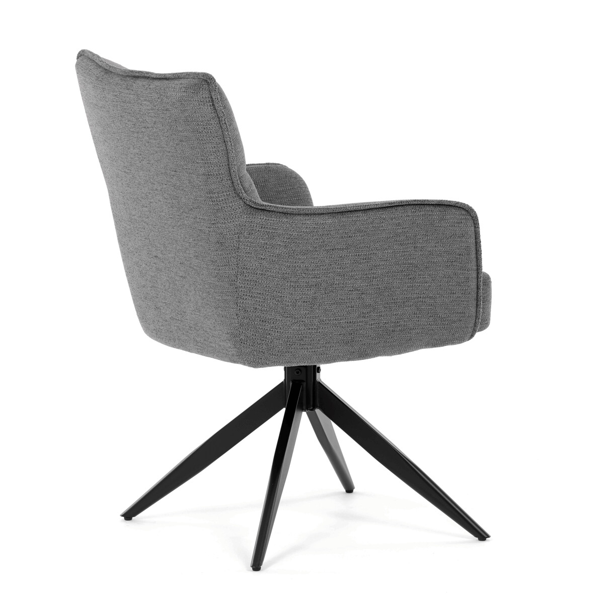 Jedálenské kreslo látka/kov DCH-P3170 GREY2