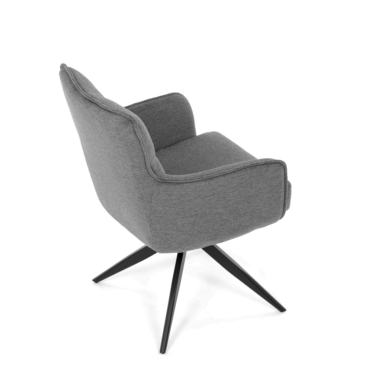 Jedálenské kreslo látka/kov DCH-P3170 GREY2