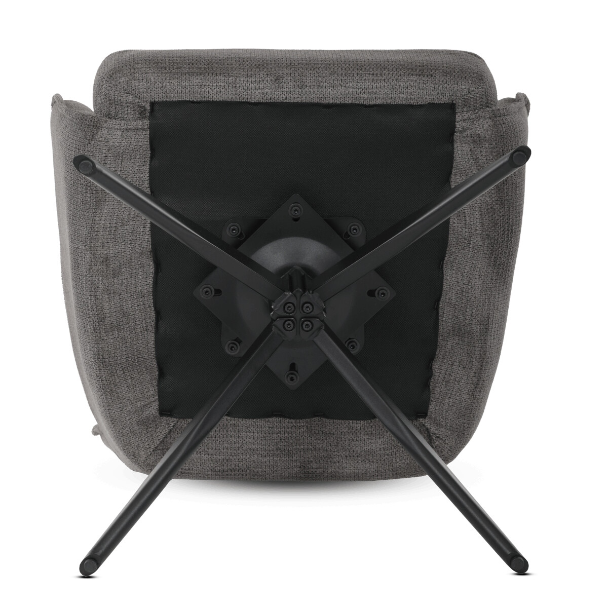 Jedálenské kreslo látka/kov DCH-P3170 GREY2