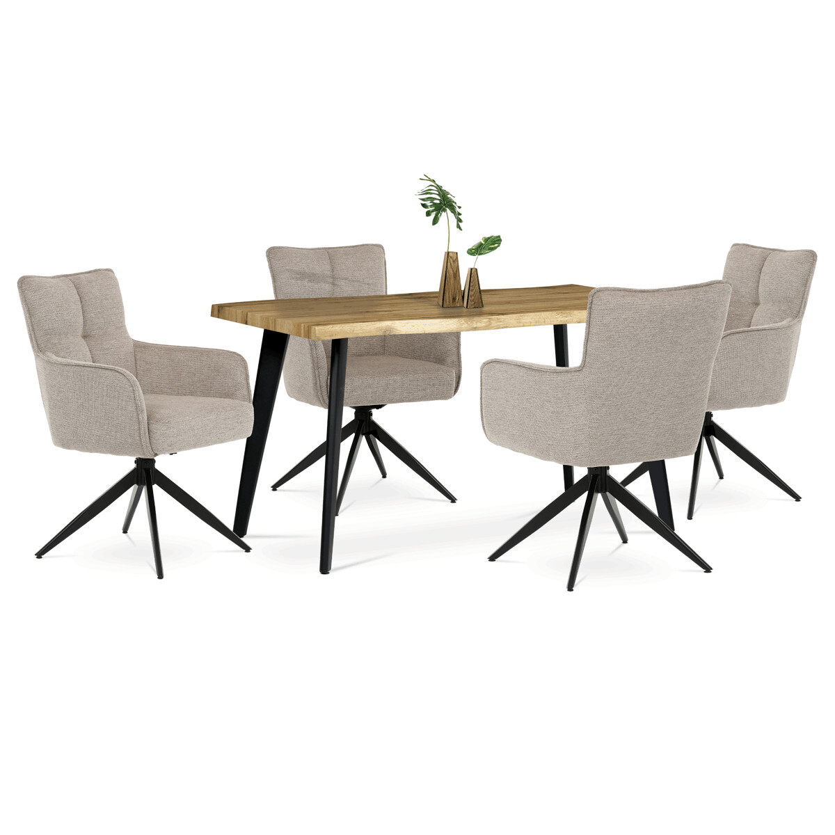 Jedálenské kreslo látka/kov DCH-P3170 LAN2