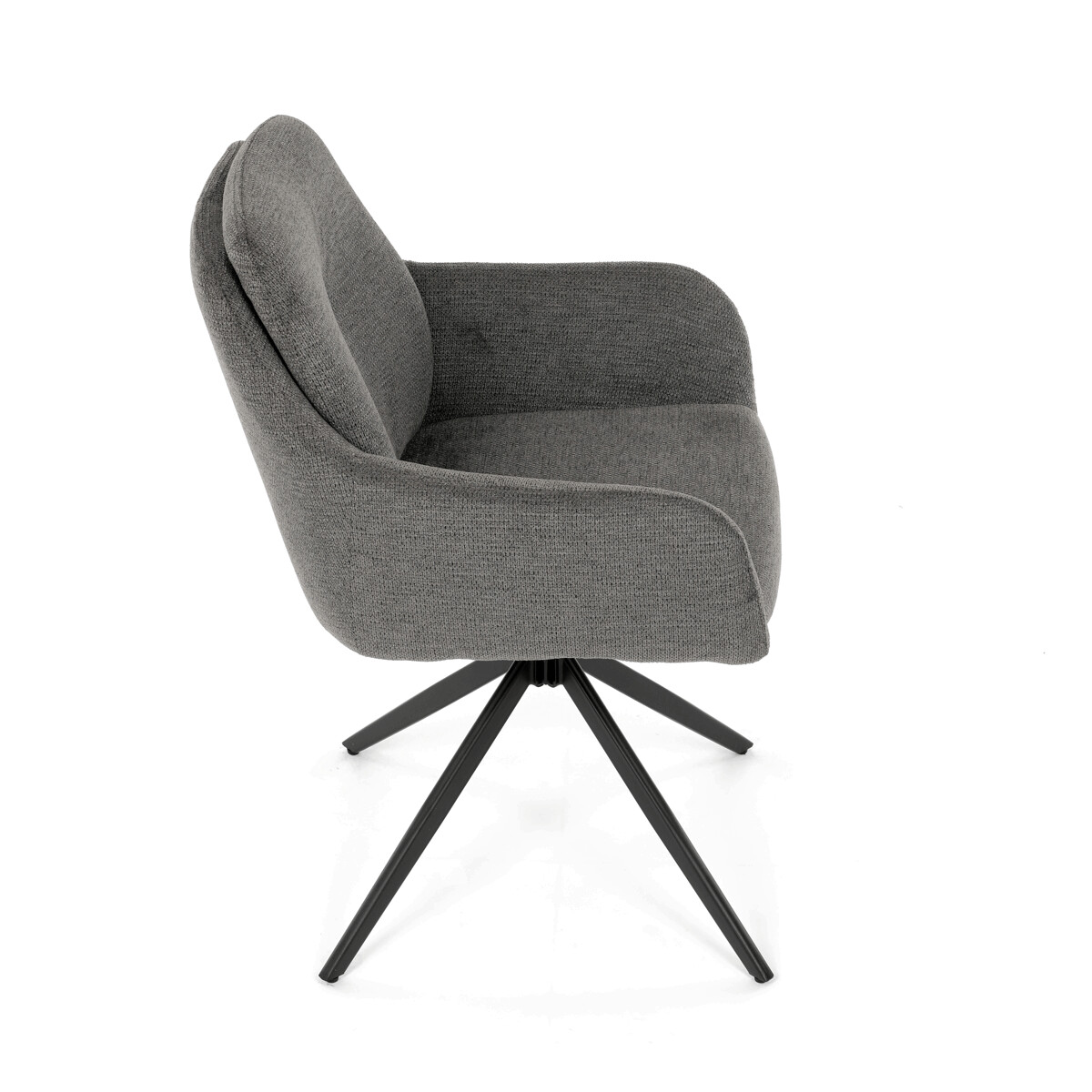 Jedálenské kreslo látka/kov DCH-P3174 GREY2