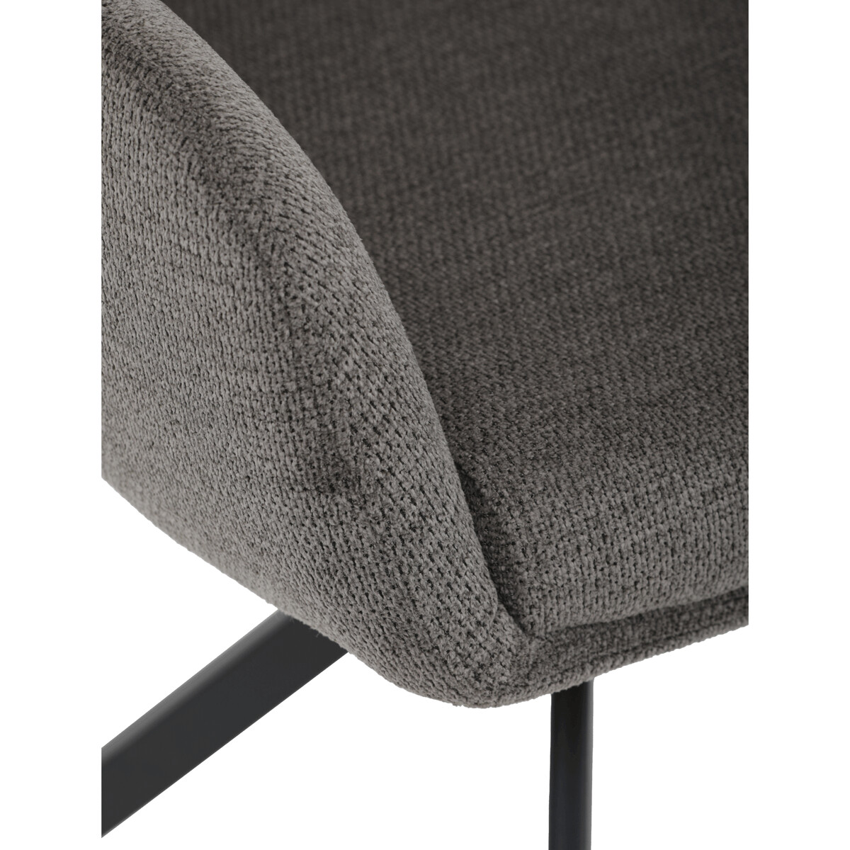 Jedálenské kreslo látka/kov DCH-P3174 GREY2