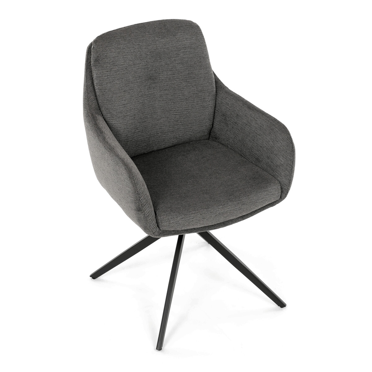 Jedálenské kreslo látka/kov DCH-P3174 GREY2
