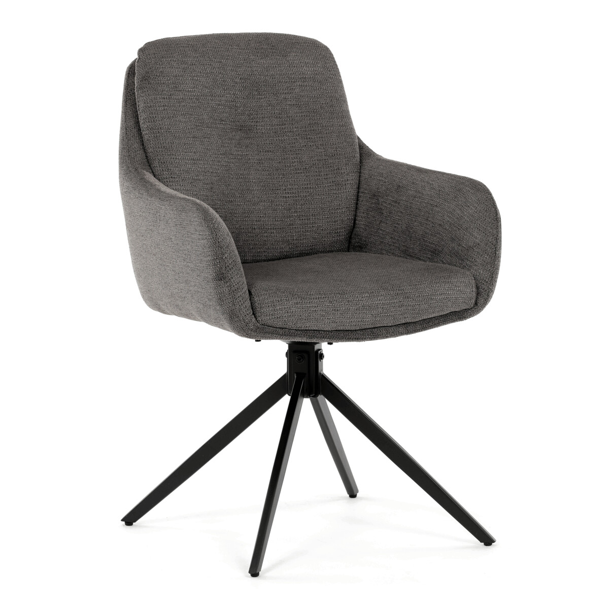 Jedálenské kreslo látka/kov DCH-P3174 GREY2