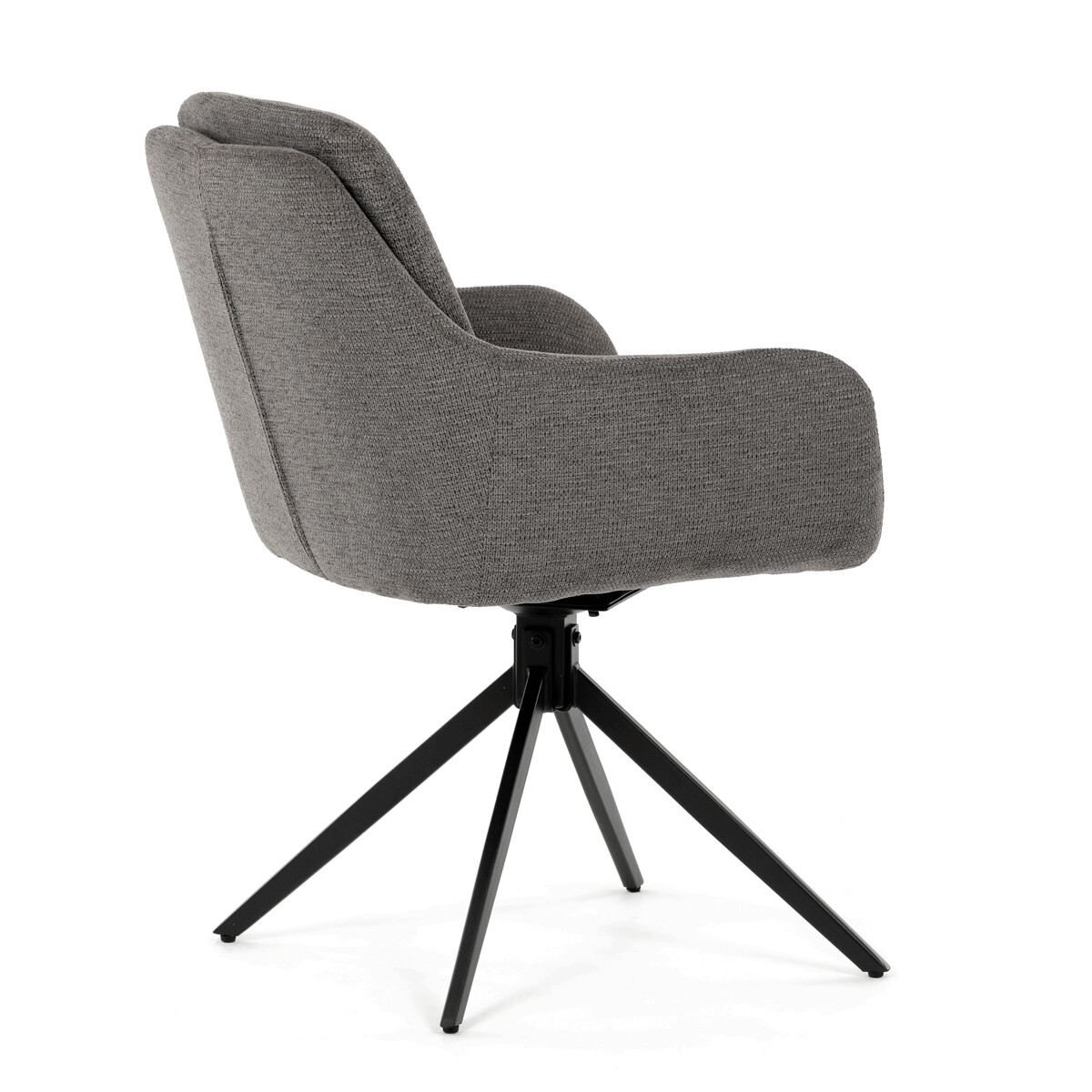 Jedálenské kreslo látka/kov DCH-P3174 GREY2