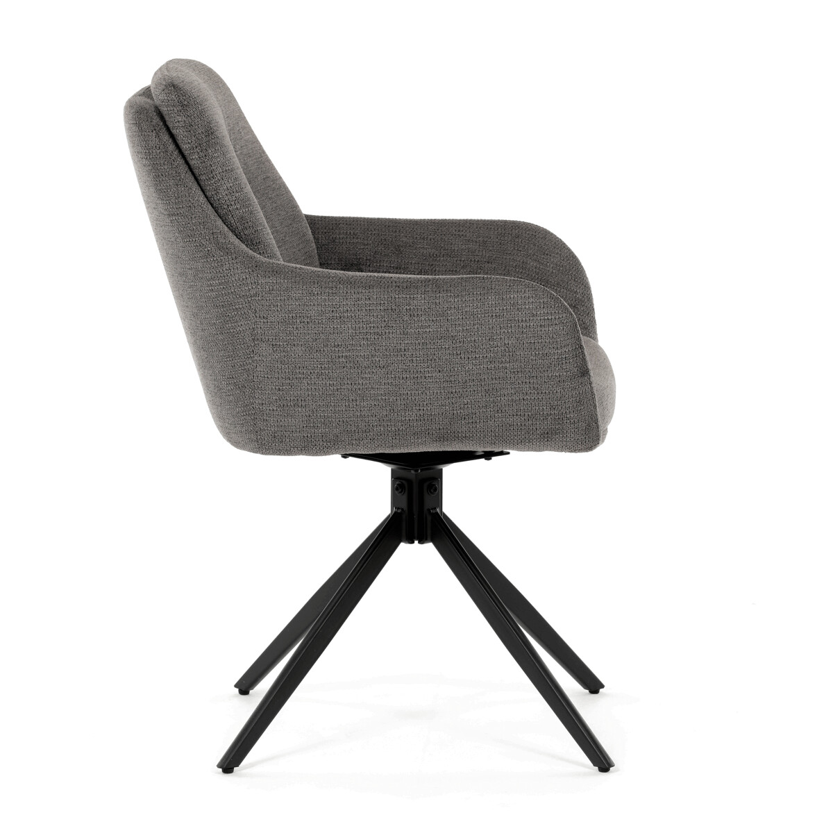 Jedálenské kreslo látka/kov DCH-P3174 GREY2