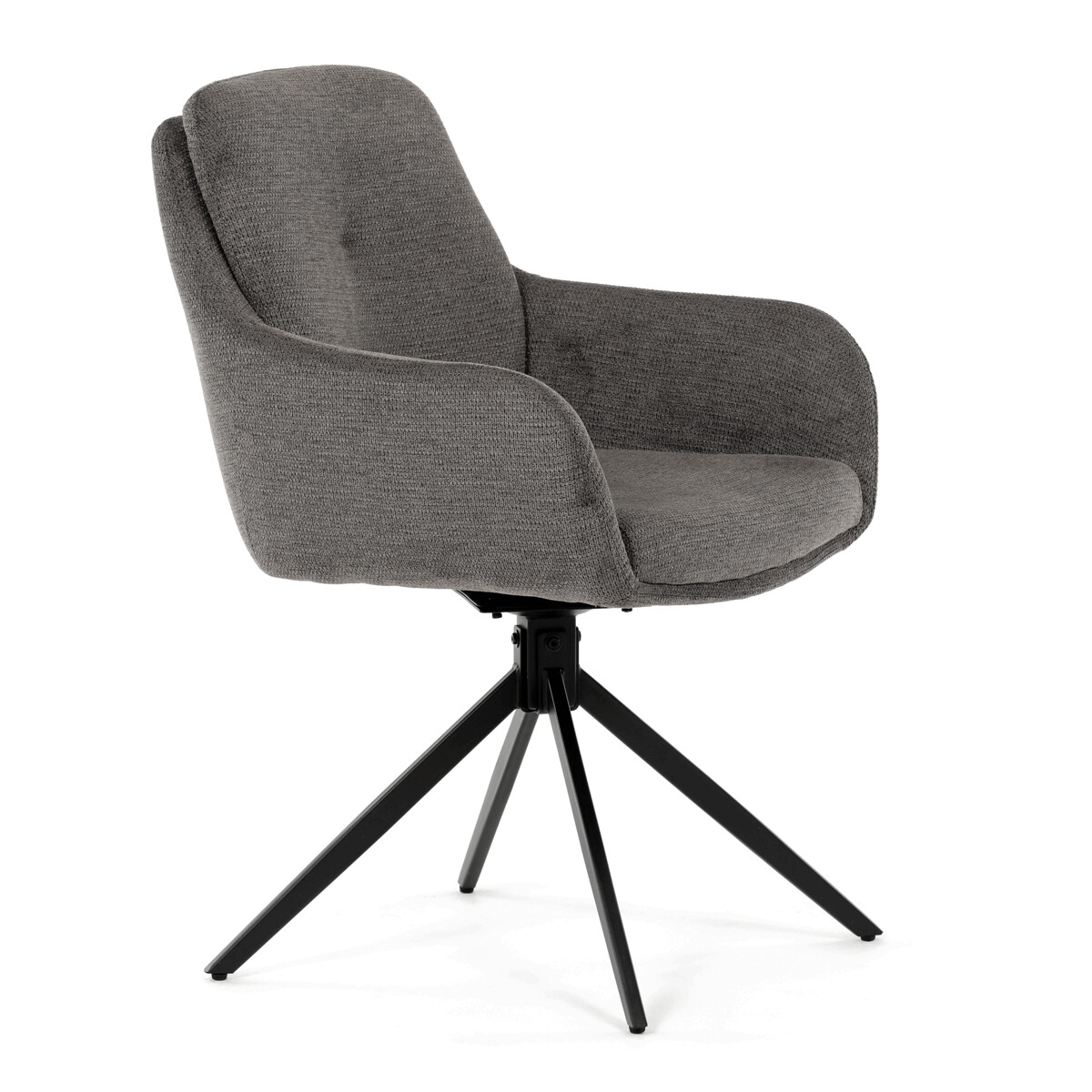 Jedálenské kreslo látka/kov DCH-P3174 GREY2