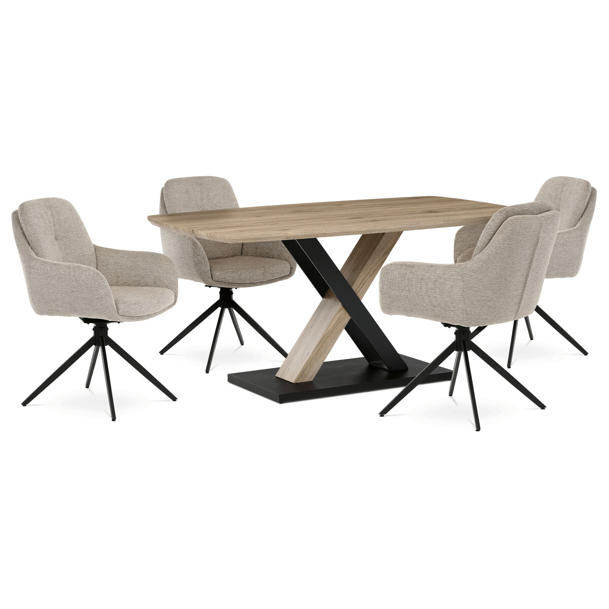 Jedálenské kreslo látka/kov DCH-P3174 LAN2