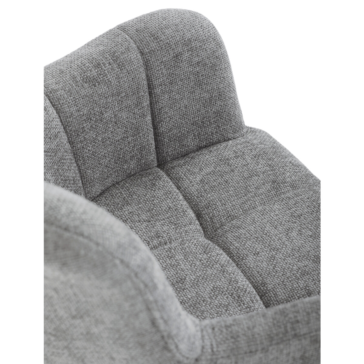 Jedálenské kreslo látka/kov DCH-T1122 GREY2