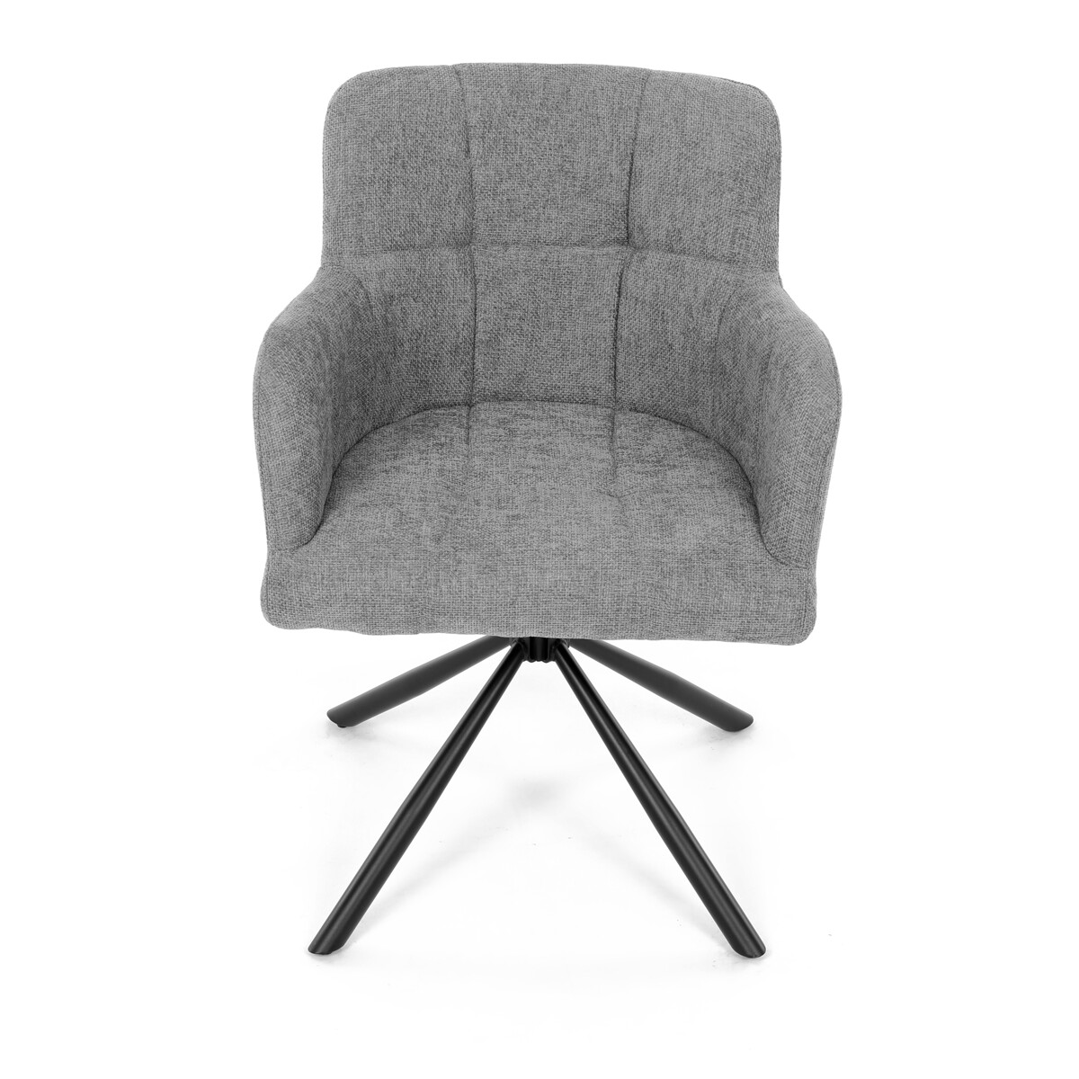 Jedálenské kreslo látka/kov DCH-T1122 GREY2