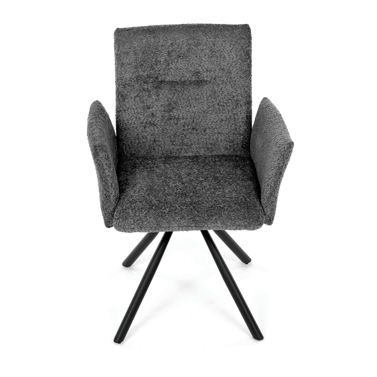 Jedálenské kreslo látka/kov DCH-W1117 GREY2