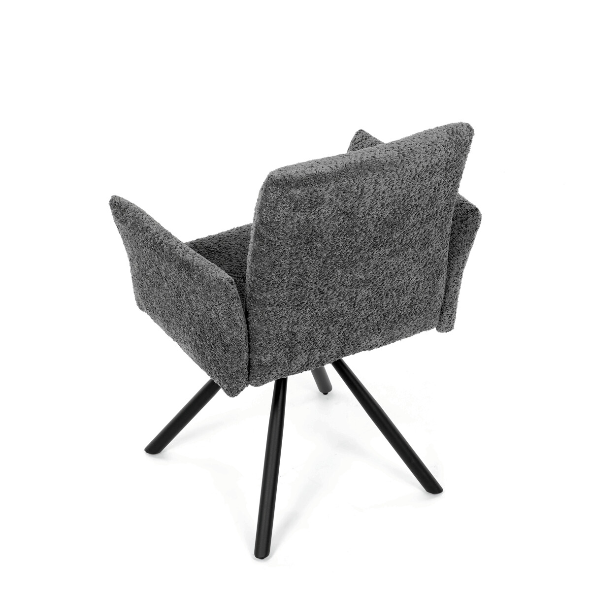 Jedálenské kreslo látka/kov DCH-W1117 GREY2