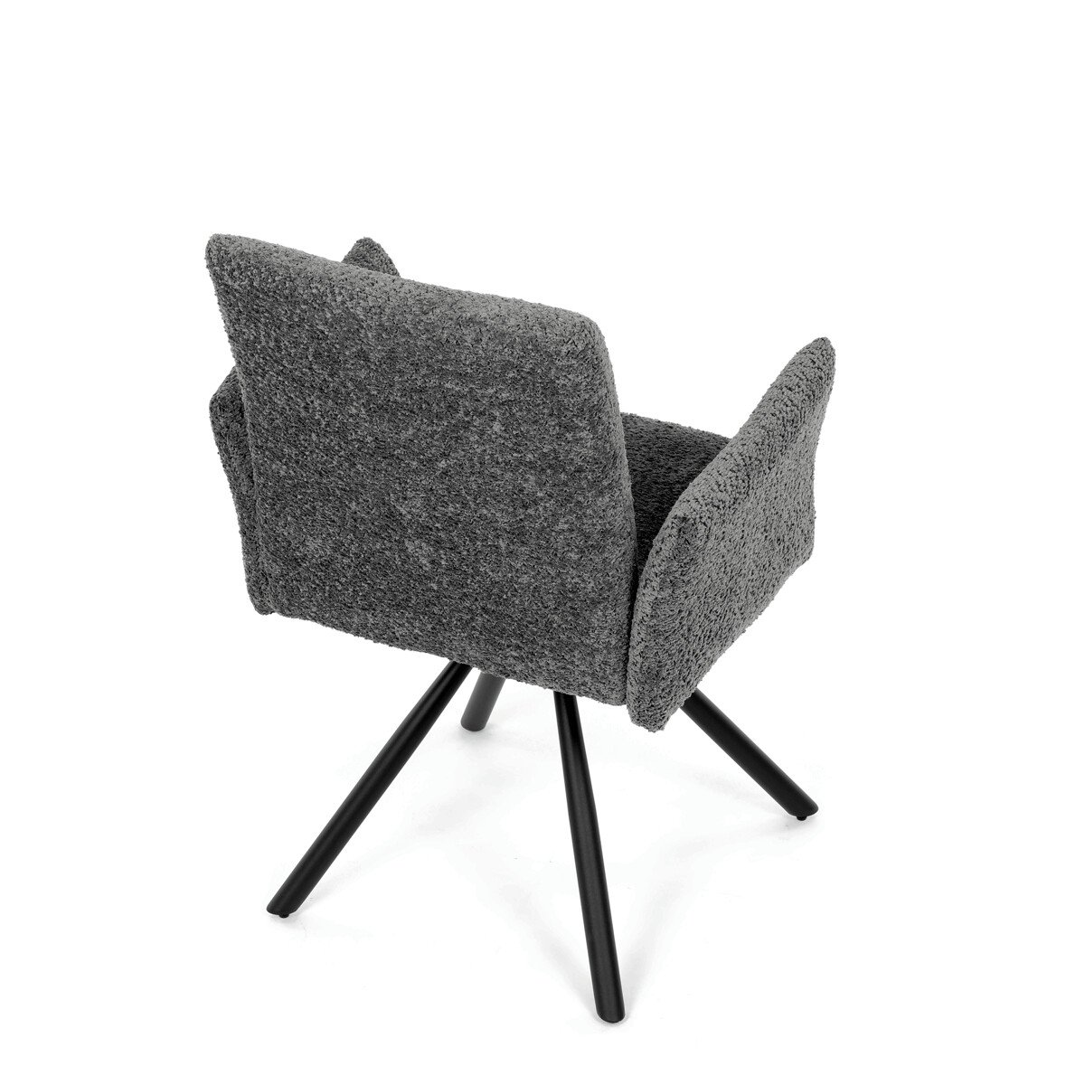 Jedálenské kreslo látka/kov DCH-W1117 GREY2