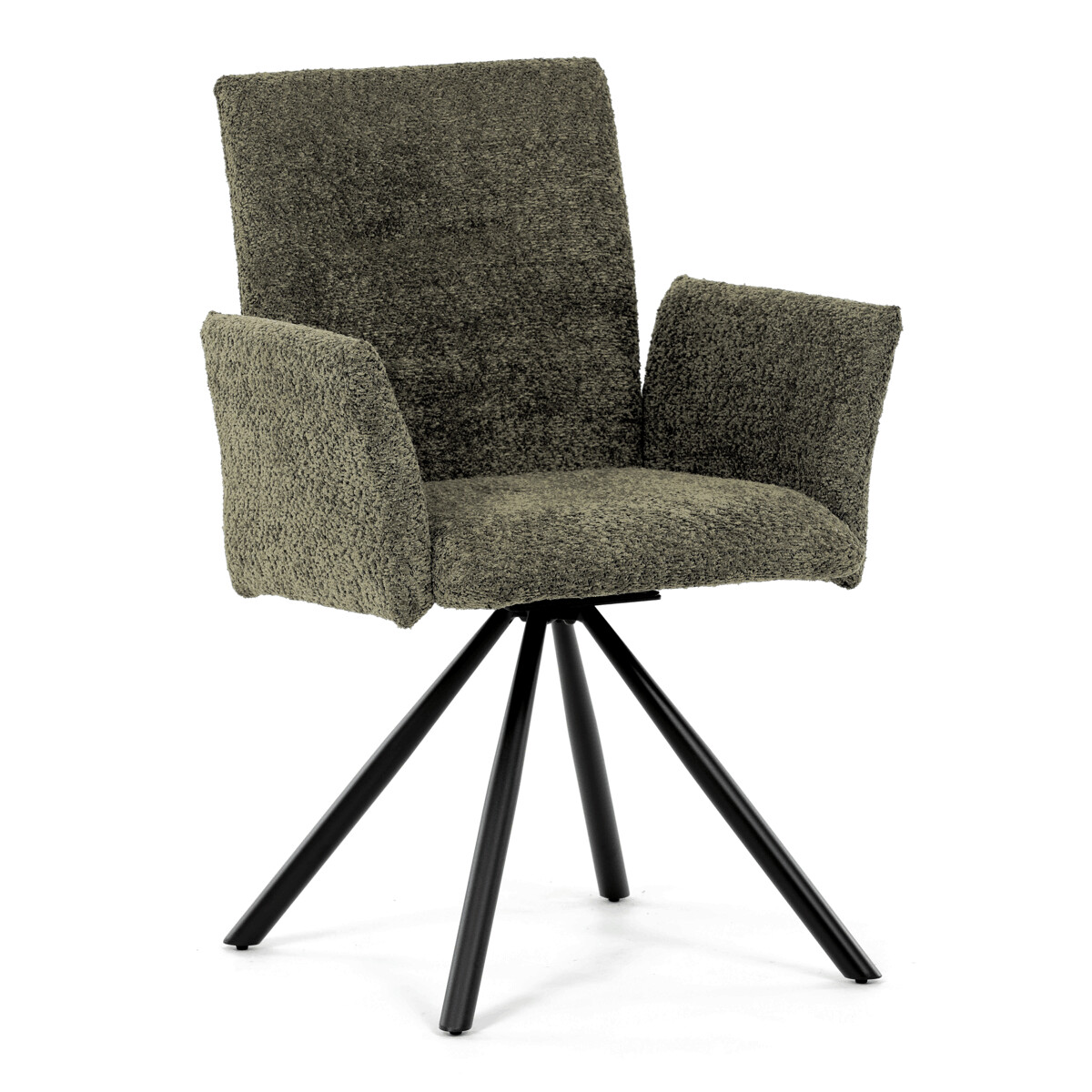 Jedálenské kreslo látka/kov DCH-W1117 GRN2