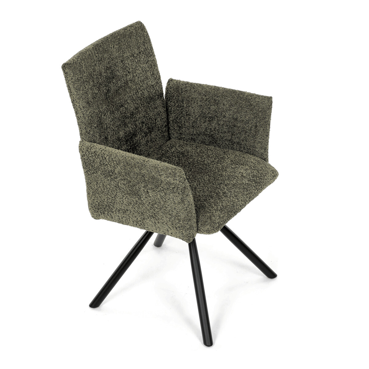 Jedálenské kreslo látka/kov DCH-W1117 GRN2