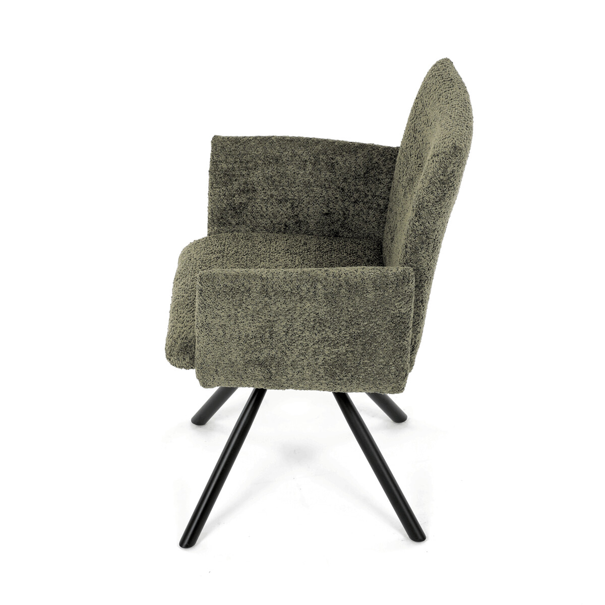Jedálenské kreslo látka/kov DCH-W1117 GRN2