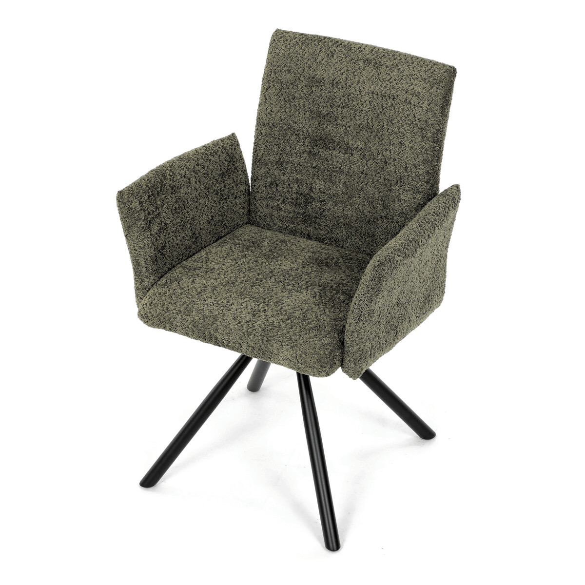Jedálenské kreslo látka/kov DCH-W1117 GRN2