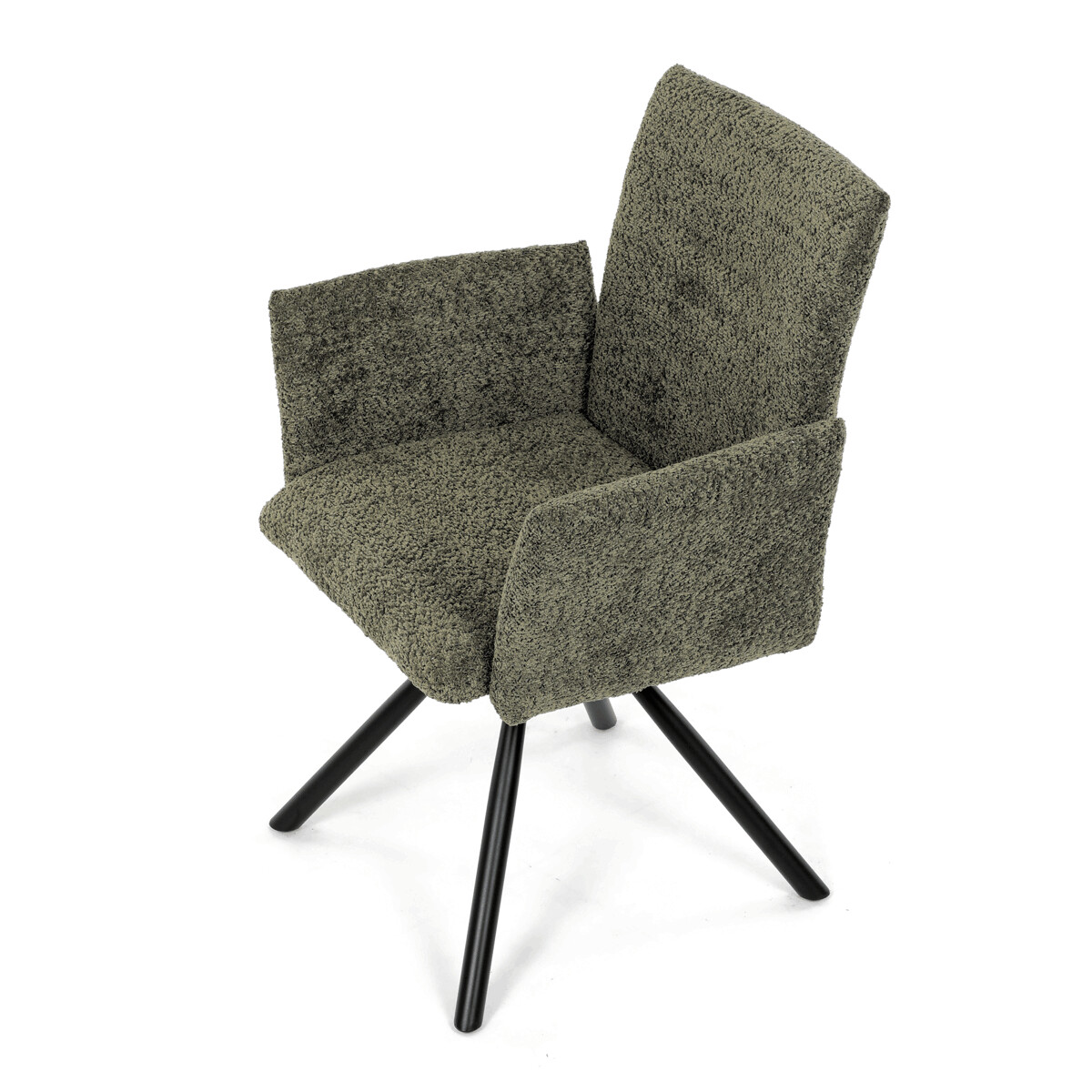 Jedálenské kreslo látka/kov DCH-W1117 GRN2