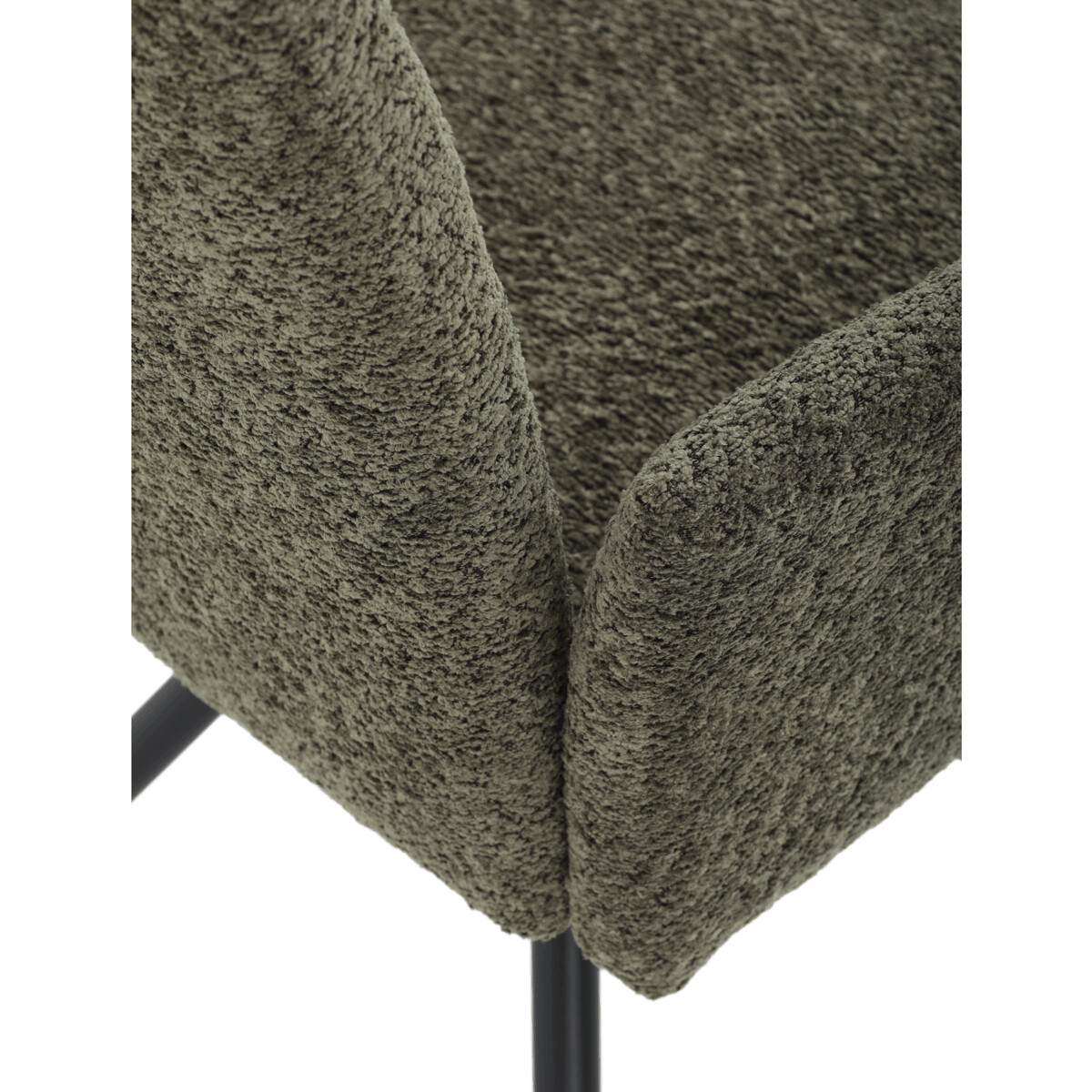 Jedálenské kreslo látka/kov DCH-W1117 GRN2