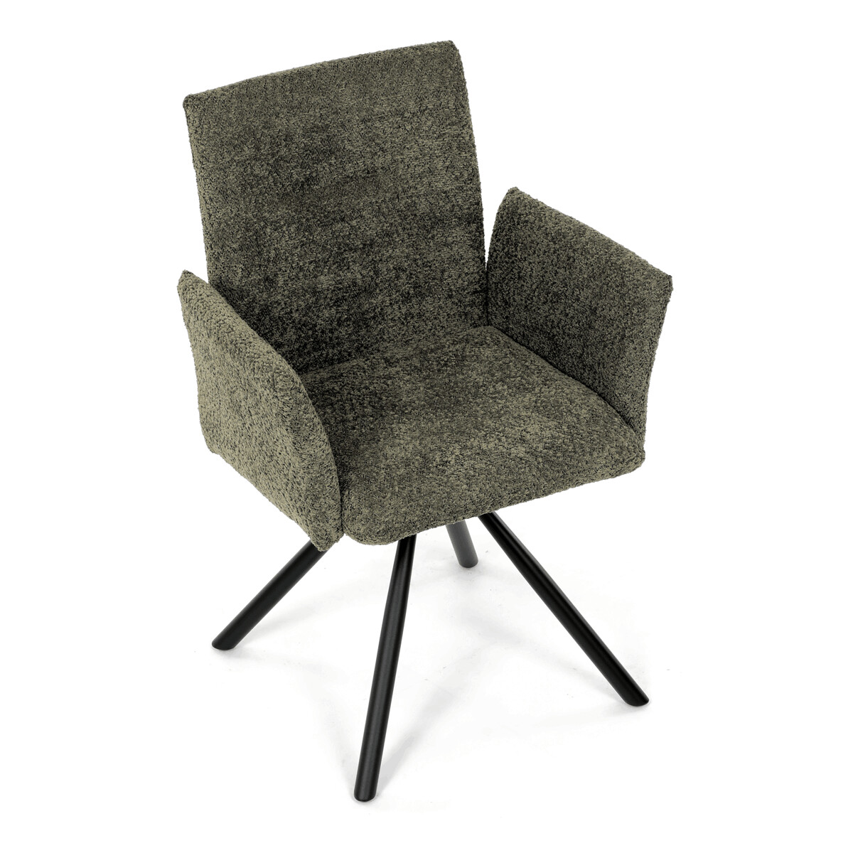 Jedálenské kreslo látka/kov DCH-W1117 GRN2