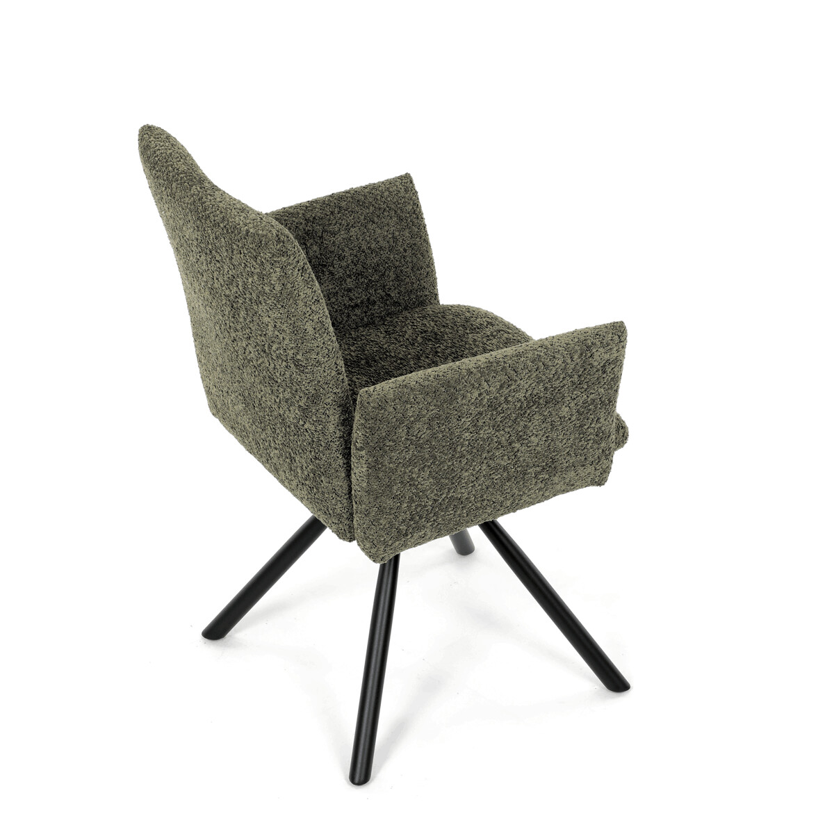 Jedálenské kreslo látka/kov DCH-W1117 GRN2