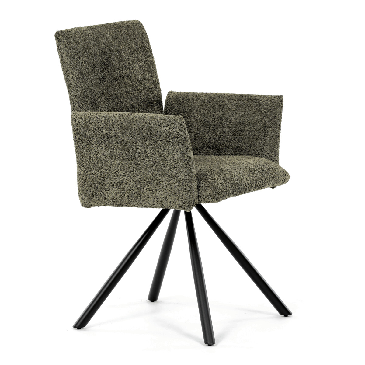 Jedálenské kreslo látka/kov DCH-W1117 GRN2