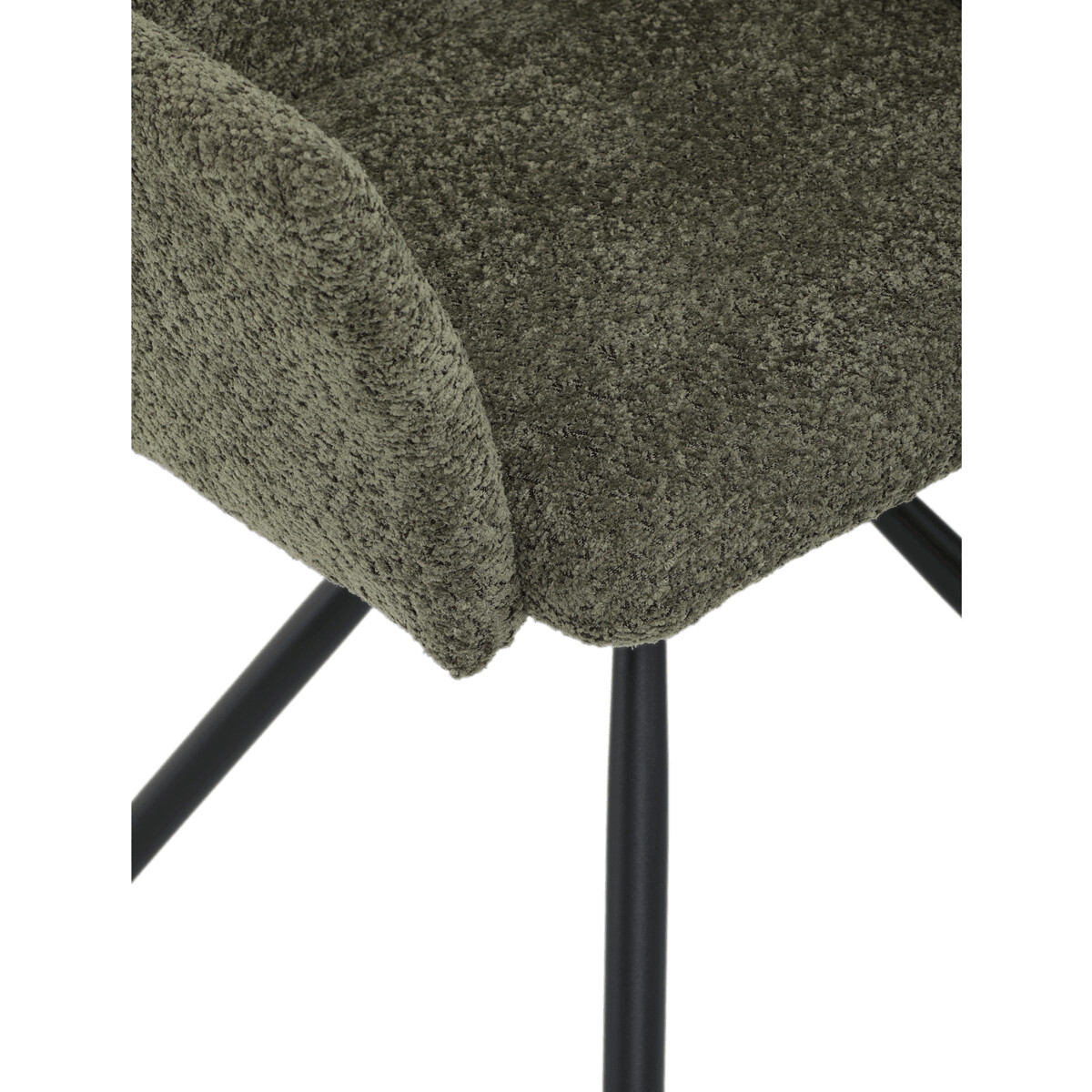 Jedálenské kreslo látka/kov DCH-W1117 GRN2