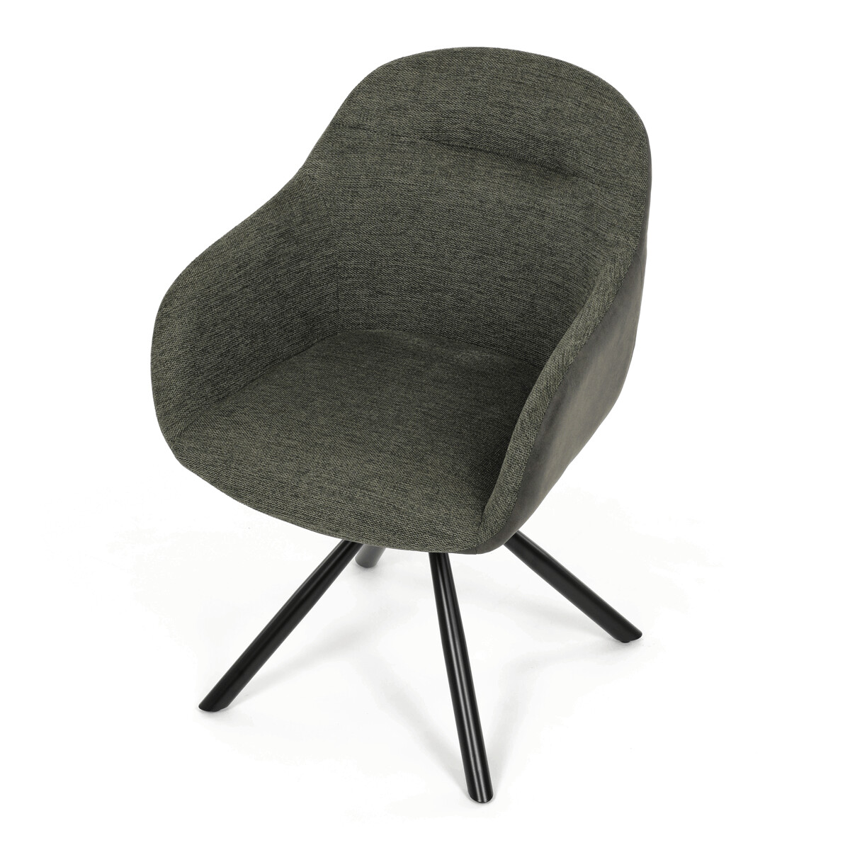 Jedálenské kreslo látka/kov DCH-Y1143 GRN2