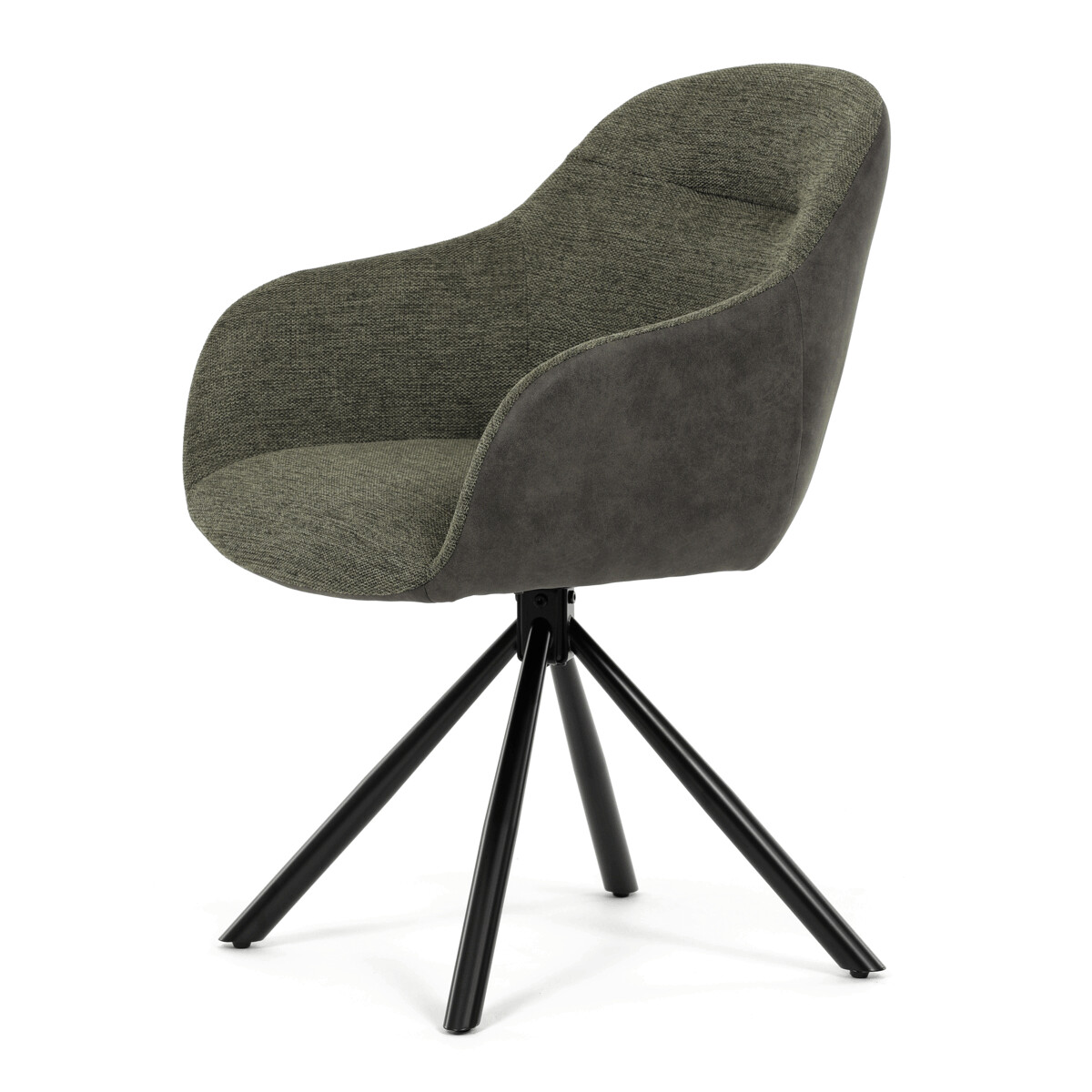 Jedálenské kreslo látka/kov DCH-Y1143 GRN2
