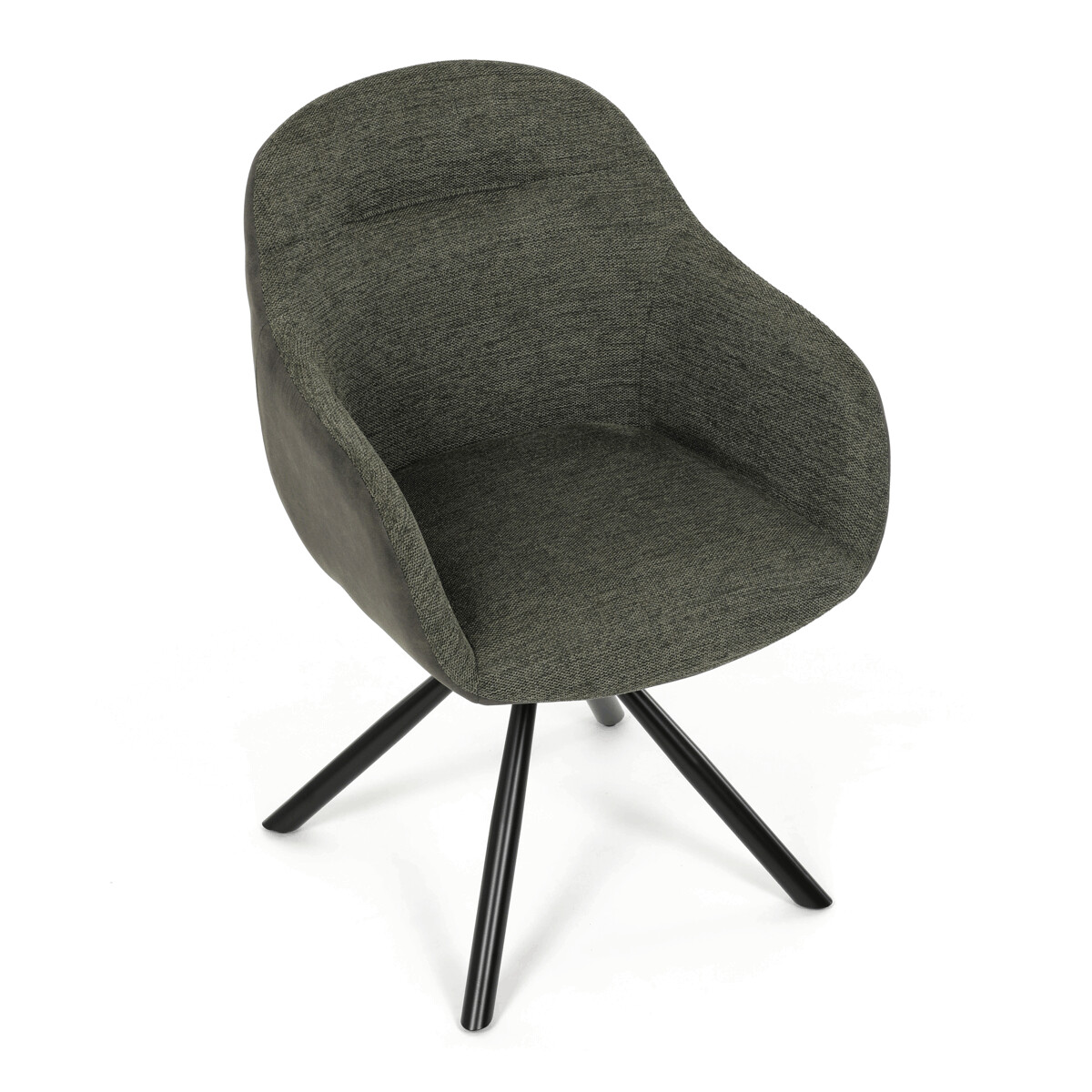 Jedálenské kreslo látka/kov DCH-Y1143 GRN2