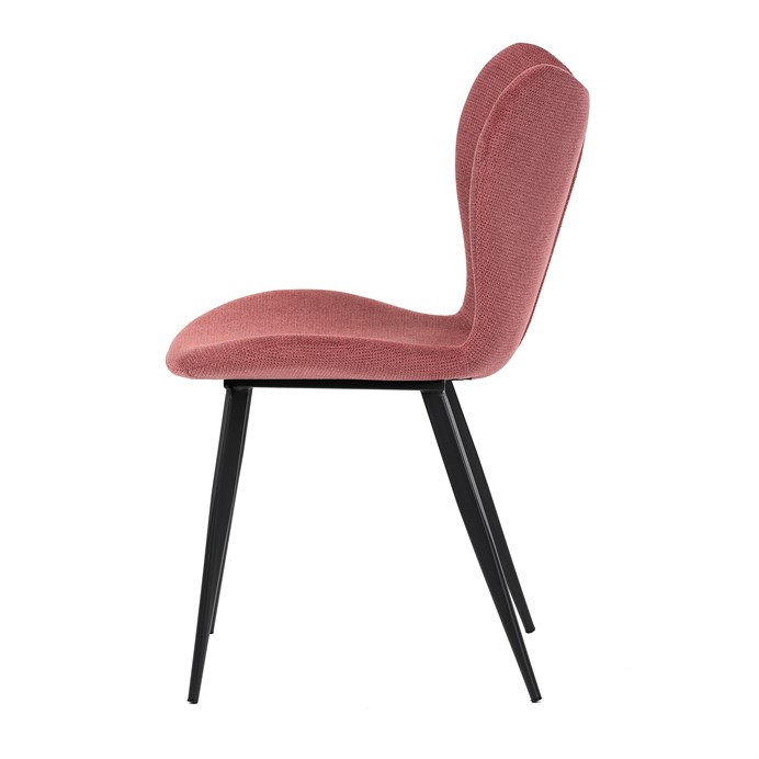 Jedálenská stolička, červená, látka, DCL-1031 RED2