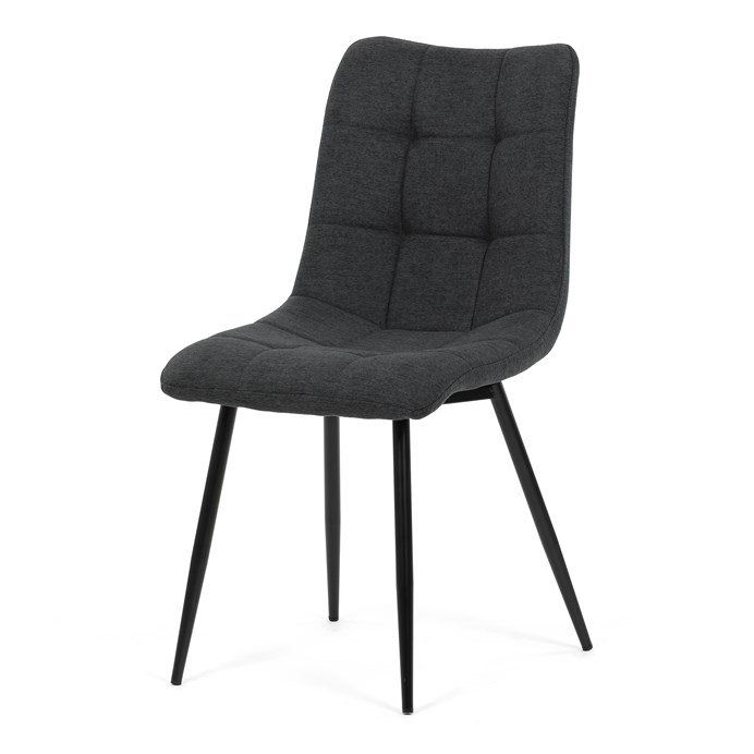 Jedálenská stolička, šedá, látka, DCL-193 GREY2