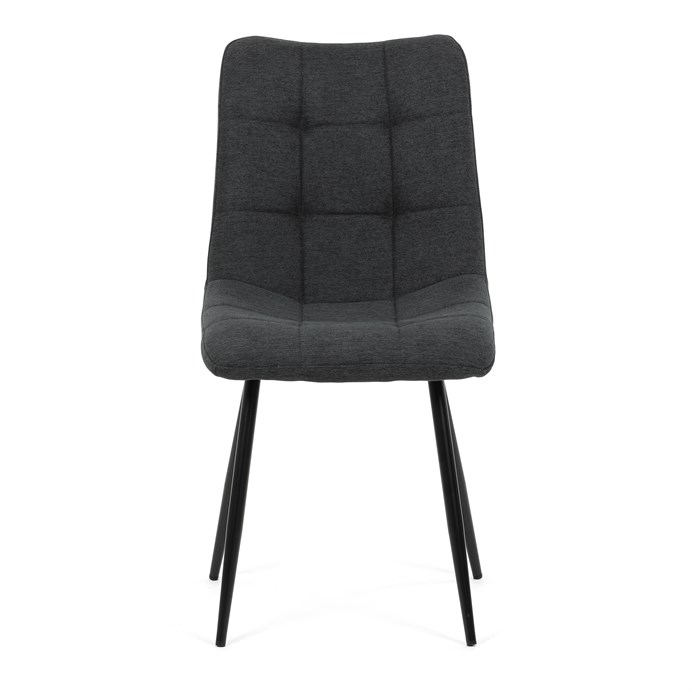 Jedálenská stolička, šedá, látka, DCL-193 GREY2