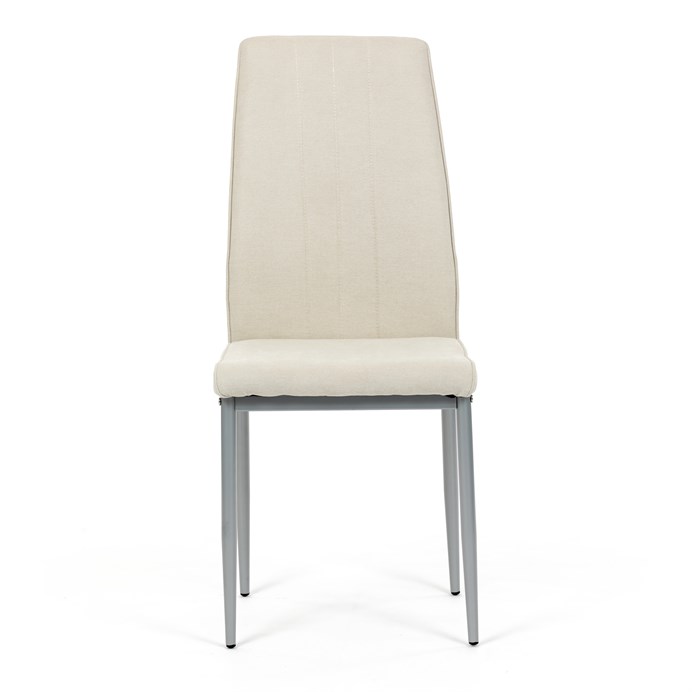 Jedálenská stolička, béžová, látka, DCL-379 CRM2