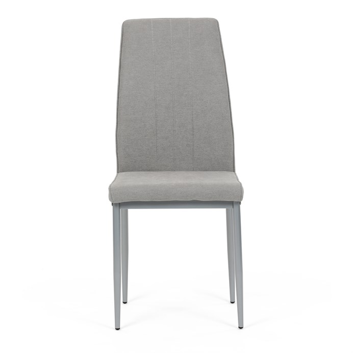 Jedálenská stolička, sivá, látka, DCL-379 LAN2