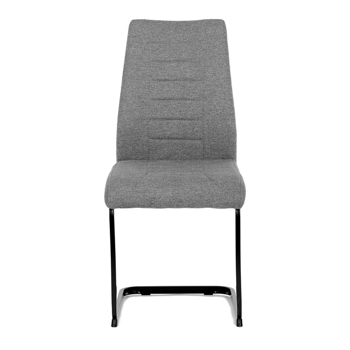 Jedálenská stolička, sivá, látka, DCL-438 GREY2