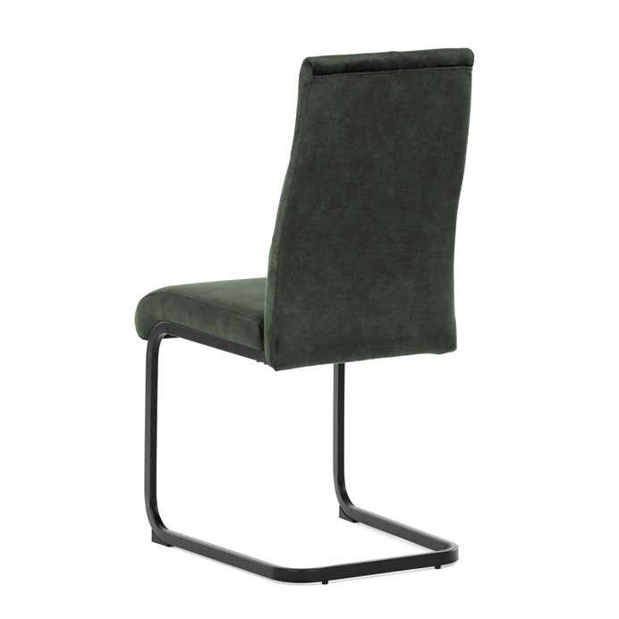 Jedálenská stolička, zelená, zamat vintage, DCL-D1275 GRN4