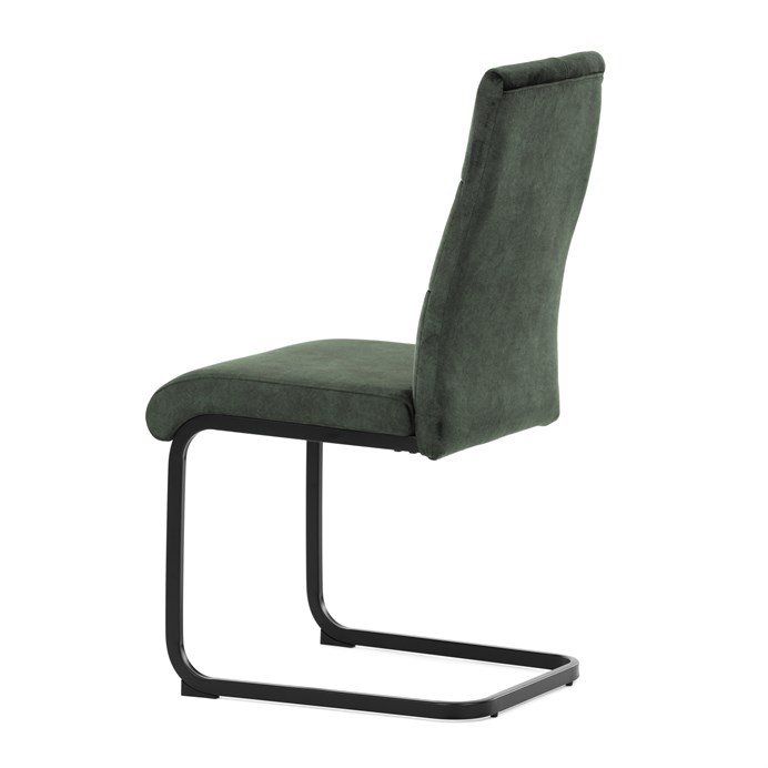 Jedálenská stolička, zelená, zamat vintage, DCL-D1275 GRN4